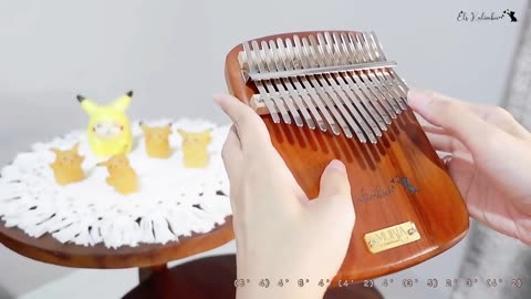 Ed Sheeran, Pokémon - Celestial Kalimba Cover with Tabs