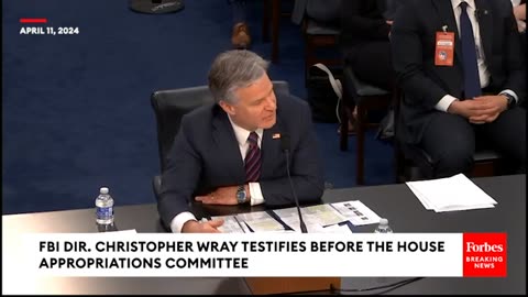 BREAKING NEWS: FBI Director Christopher Wray Testifies Before House Appropriations Committee