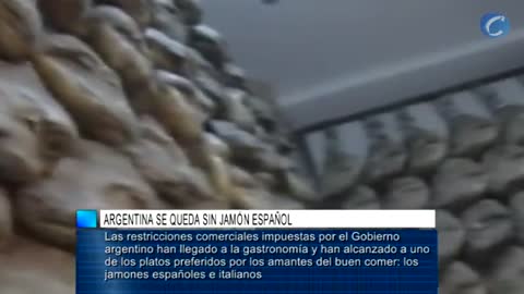 Argentina se queda sin jamón español