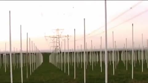 Fluorescent Lights under High Voltage Power Lines!