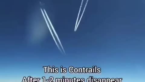 Contrail vs Chemtrail