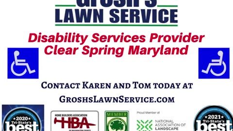 Disability Services Clear Spring Maryland Provider Lawn Mowing Service