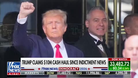 Trump Sees Jaw-Dropping Fundraising Numbers In Wake of Indictment (VIDEO)