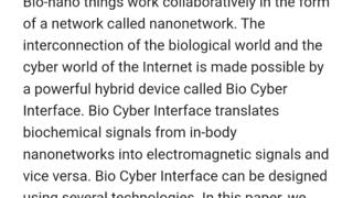 Internet of bio-nano things (IoBNT) is a novel communication paradigm where tiny, biocompatible and non-intrusive devices collect and sense biological signals from the environment and send them to data centers for processing through the internet.