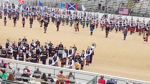 Scottish Fest - Bagpipes at the Stadium - Amazing Grace - Memorial Day Tribute