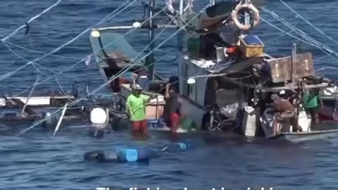 chinese coast guard rescuing pinoy fisherman