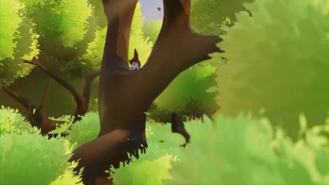 Alive and Happy Squirrel (Short 30 Sec Animation)