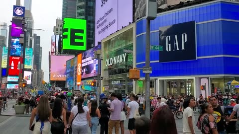 happiness life Times Square, NY (Aug 5, 2023)