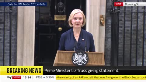 MAJOR: UK Prime Minister Liz Truss Steps Down