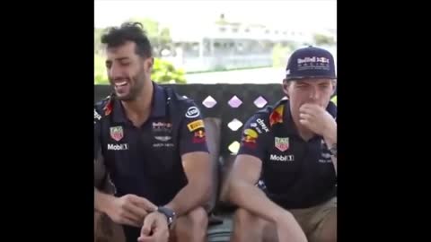 Funny moments Max Verstappen & Daniel Ricciardo