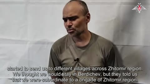 Ukrainian POW describes lack of training