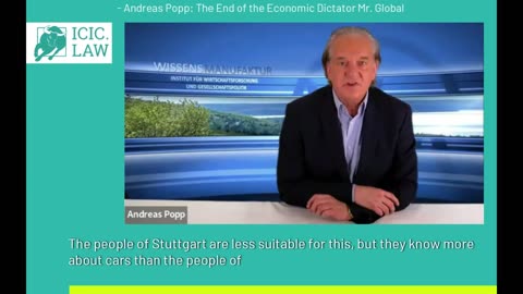 [SEBARKAN] Prof. Andreas Popp-Dr. Fuellmich: Akhir Kediktatoran Ekonomi Tn. Global dan Alternatifnya.