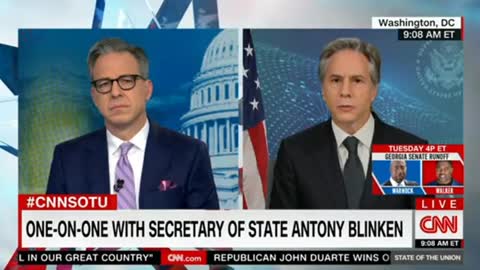 Jake Tapper asks Antony Blinken what he will say to Xi Jinping about the protests in China