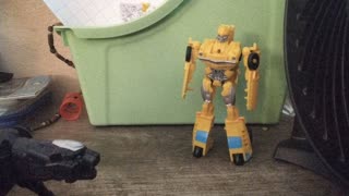 Beast Alliance Bumblebee Transformers stop motion transformation