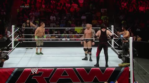 Full Match 👉 Roman Reigns Vs Randy Orton, And John cena, Seth Rollins & Kane: Raw