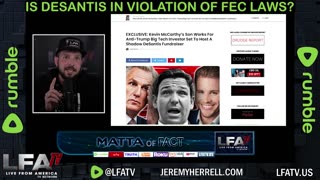 IS DESANTIS IN VIOLATION OF FEC LAWS?