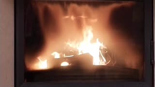 Christmas Fireplace Ambience #short