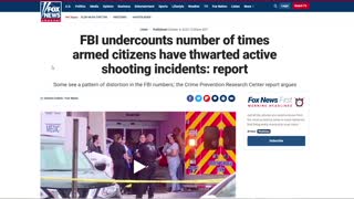 FBI Under Reports use of Firearms in self defense situations