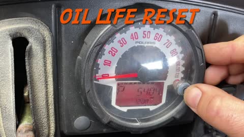 Polaris Sportsman Ranger RZR Ace How to reset oil life, adjust clock and units.