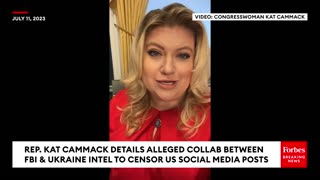 Kat Cammack: Bombshell Report Reveals FBI & Ukraine Worked Together To Censor US Social Media Posts