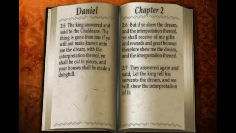 DAILY BIBLE READING * OPEN THE BOOK AND TAKE A LOOK * DANIEL 01-02 KJV