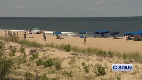 Joe Biden At The Beach | What Are YOUR Thoughts? | Courtesy - C-SPAN