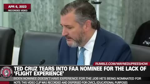 How Can You Be A Nominee To Take Over The FAA And Not Have Experience