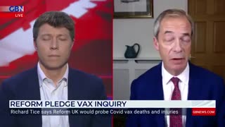 Nigel Farage Calls Out The INSANITY Of The COVID So-Called Vaccine Narrative Propaganda