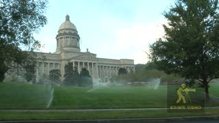 Watering The Kentucky Capitol Lawn Massive Sprinklers