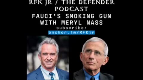 RFK JR REVEALS THE SMOKING GUN IN THE LEAKED FAUCI EMAILS WITH DR. MERYL NASS.