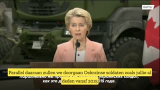 Ursula von der Leyen bedankt Canada