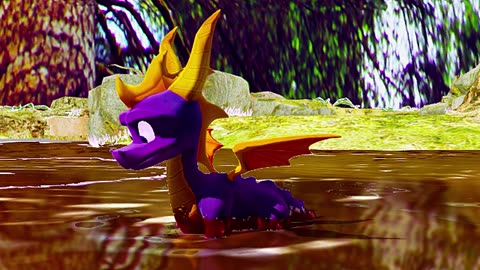 Spyro Sinking in Deep Mud