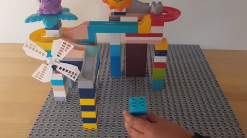 How to build a marble run build with big blocks