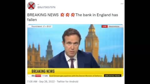 The Bank of England has fallen!