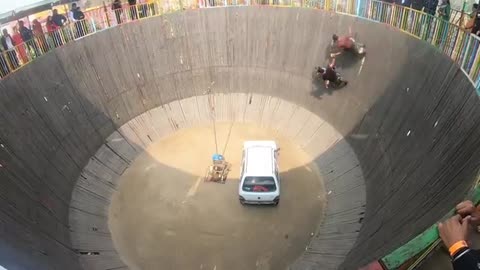 Well of Death at SADA PIND Punjab Amritsar India मौत का कुआँ || maut ka kuan || maut ka kua video