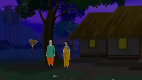 বাঁশের ঝাড়ু | Bengali Fairy Tales Cartoon | Rupkothar Golpo | CINETOONS