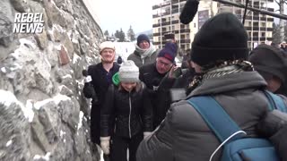 Greta Thunberg Swarmed