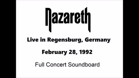 Nazareth - Live In Regensburg, Germany 1992 (Soundboard) Full Show