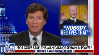 Tucker SLAMS Biden, Says It's Time That He Be Removed From Office