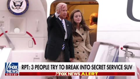 Secret Service open fire at someone who tried to Steal Biden's Granddaughter's Car
