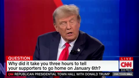 Donald Trump on CNN: Pardoning the J6 prisoners