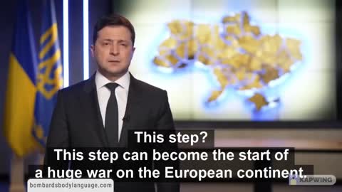 Body Language - Ukraine President Zelensky