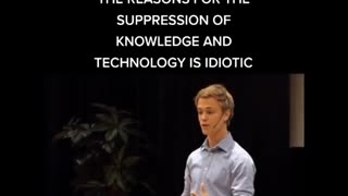 THE REASON FOR THE SUPPRESSION OF KNOWLEDGE AND TECHNOLOGY IS IDIOTIC ‼️‼️