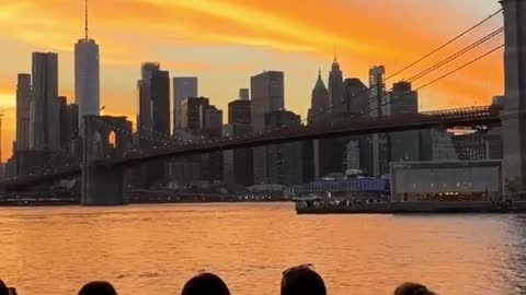 Sit under the Brooklyn Bridge and enjoy the light that belongs to you.