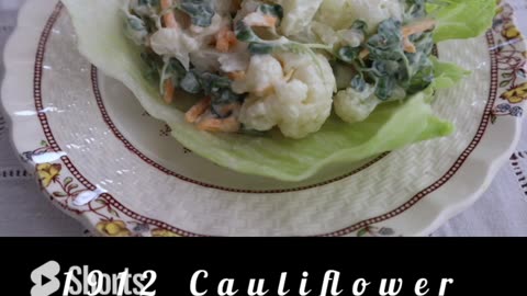 1912 Cauliflower Salad with Grated Cheese
