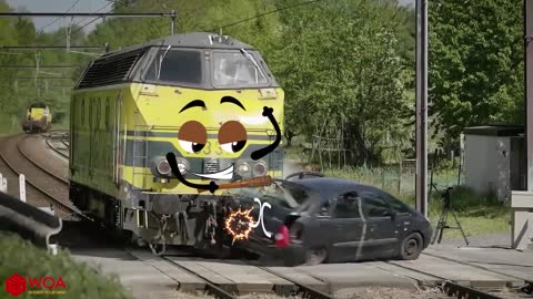 Experiment: Train vs Cars Toy | Satisfying Experiment