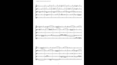 J.S. Bach - Well-Tempered Clavier: Part 2 - Fugue 07 (Saxophone Quintet)