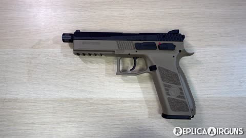 ASG CZ P-09 Threaded Barrel CO2 Blowback Airsoft Pistol Table Top Review