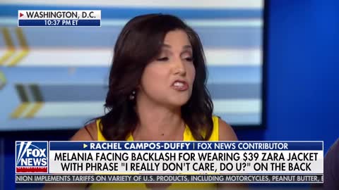 Rachel Campos-Duffy rips media backlash over Melania's $39 jacket.