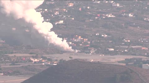 Lava engulfs churches, houses in La Palma